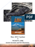May 2013 Update Noah'S Ark: Ancient Accounts and New Discoveries
