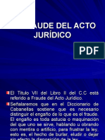 El Fraude Del Acto Juridico