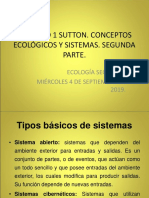 Clase 8 Capitulo 1 Sutton 4 Septiembre 2019 Conceptos Ecologicos y de Sistemas Segunda Parte