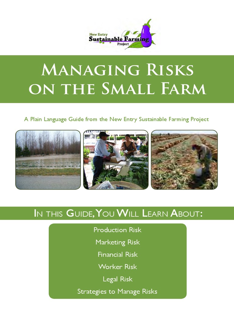 Managing Risks On The Small Farm | PDF | Agriculture | Marketing