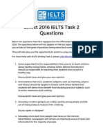 2016 Task 2 Questions PDF