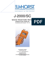 Wood Moisture Meter: Operation Manual