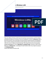 Forouzan MCQ in Wireless LAN PDF