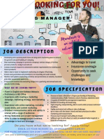 Job Description: Marketing Manager