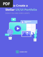 How To Create A Stellar: UX/UI Portfolio