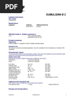 Galaxy CAPB SB Technical Data Sheet | PDF | Solubility | Surfactant