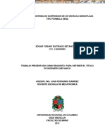 Manual Sistema Suspension Vehiculo Monoplaza Formula Sena PDF