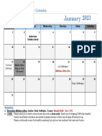 January Calendar - 2021