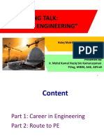 Career in Engineering - Ir. Kamal