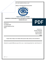 Internal Continuous Evaluation: Land and Agricultural Law