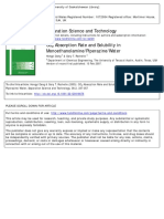 Co2 Absorption in Water PDF