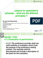 Scoring Systems For Quantitative Schemes - What Are The Different Principles ?