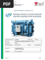 Double Effect Steam Driven Vapour Absorption Machine: 310 1 Shalina Laboratories PVT LTD