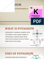 Potassium: Done by Multazim Mahmud 6R