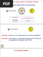 Industrial Practical Training: Dr. B R Ambedkar National Institute of Technology, Jalandhar