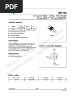 IRF740 STMicroelectronics PDF