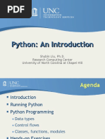 Python: An Introduction Python: An Introduction