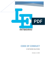 CODE OF CONDUCT FOR IE NETWORK SOLUTIONS