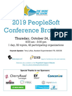 2019 PeopleSoft Conference Brochure