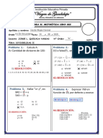 Tarea 01 de Aritmética de 1ero Sec PDF