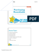 Session D - Purchasing Round Table PDF