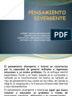 Pensamiento Divergente