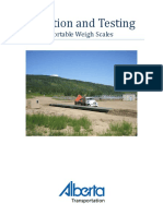 Inspection and Testing: Portable Weigh Scales