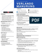 Blue and Black Modern Resume PDF