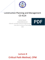 Construction Planning and Management CE-4124