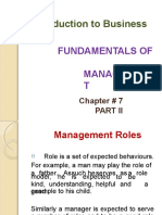 Introduction To Business: Fundamentals of Managemen T