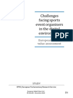 Challenges Facing Sports Event Organisers in The Digital Environment
