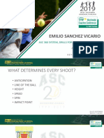 Emilio Sanchez Vicario - WCC2019 Tennis Drills For Direction and Height