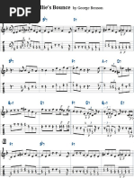 Billie's Bounce - George Benson New TAB | PDF