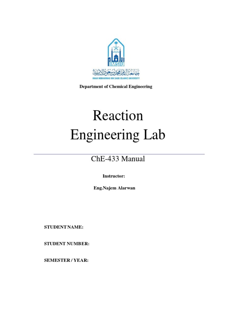 Isothermal and Adiabatic Batch Reactor Experiments | PDF | Chemical ...