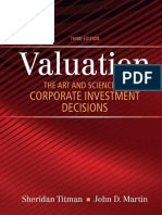 Valuation - The Art and Science of Corporate Investment Decisions (Titman) PDF