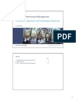 Corporate Performance Management: Framework, Approach and Challenges Observed