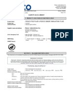 Safety Data Sheet: Rosco Fog Fluid & Rosco Smoke Simulation Fluid