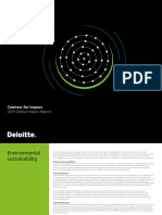 About Deloitte Global Report Environmental Sustainability 2019