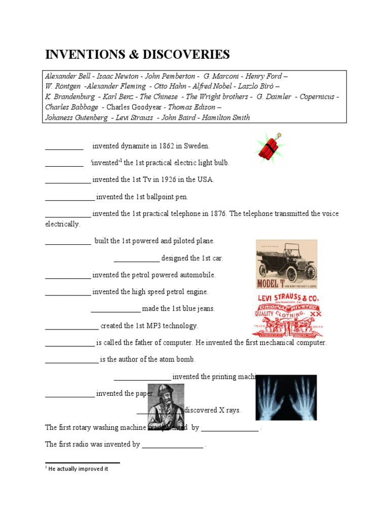 Key Inventions and Discoveries Timeline | PDF | Car | Science