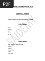 Introduction To Unix/Linux: Operating System