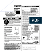 Manual Termostato Lux Serie PSD158