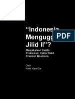 Indonesia Menggugat Jilid II - Kwik Kian Gie