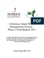 Christmas Island Waste Management System - Phase 2 Final Report 2011
