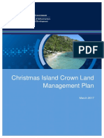 Christmas Island Crown Land Management Plan: March 2017