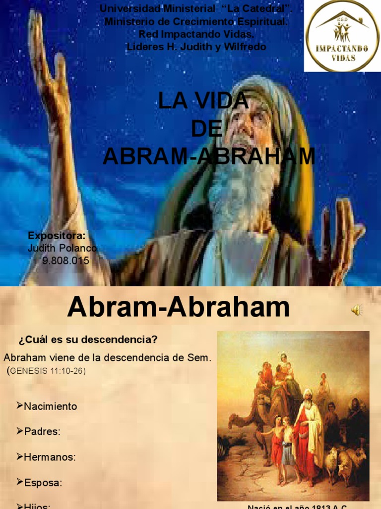Vida y legado de Abraham | PDF | Abrahán | Sarah
