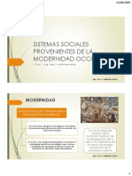 Sistemas Sociales Provenientes de La Modernidad Occidental - 14 - 09 - 2019a