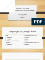 Aldhi Noer Diansyah 3 B (Olahraga Rekreasi) Aktivitas