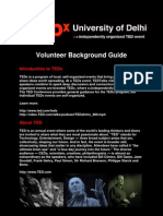 TEDx Volunteer Background Guide