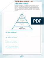 The Productivity Pyramid Exercise: High Lifetime Value High Dollar Value