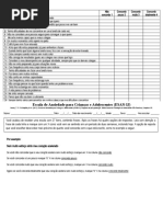 Fast Escala Portugues | PDF | Bem-estar | Médico